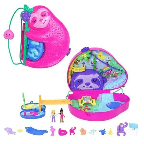 ⁨Polly Pocket. Kompaktowa torebka Rodzina leniwców⁩ w sklepie Wasserman.eu