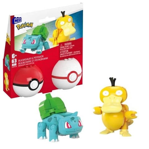 ⁨Mega Pokemon Pokeball Bulbasaur i Psyduck HXP14⁩ w sklepie Wasserman.eu