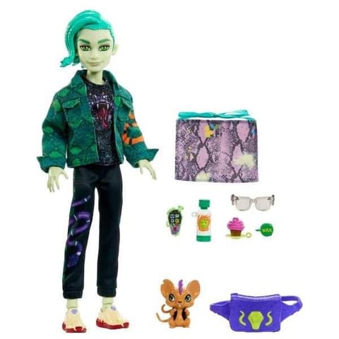 ⁨MONSTER HIGH Deuce lalka + akcesoria HHK56 /4⁩ w sklepie Wasserman.eu