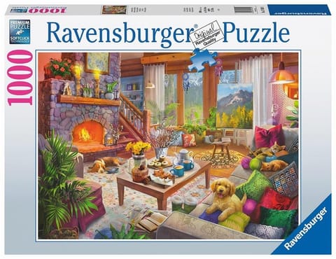 ⁨Puzzle 1000 Przytulny pokój⁩ w sklepie Wasserman.eu