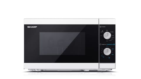 ⁨Sharp YC-MG01E-W microwave Countertop Grill microwave 20 L 800 W Black, White⁩ at Wasserman.eu