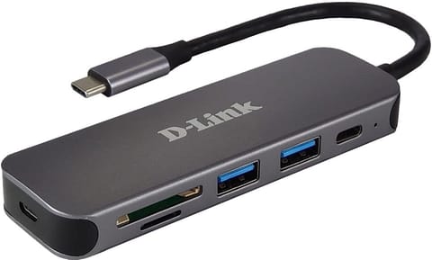 ⁨D-LINK DUB-2325 E 5-IN-1 USB-C CZYTNIK KART⁩ w sklepie Wasserman.eu