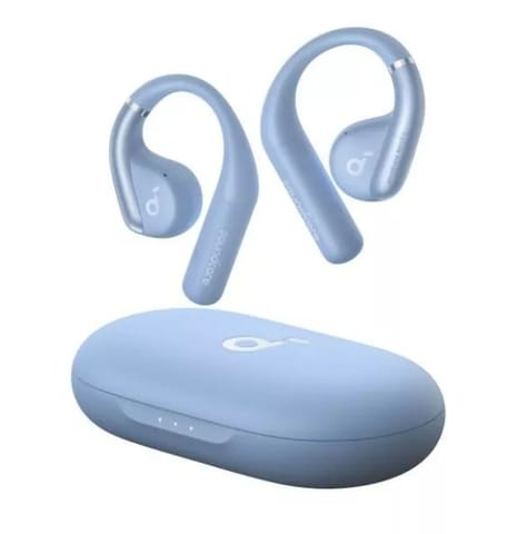 ⁨SOUSOUNDCORE OPEN DESIGN WIRELESS HEADPHONES AEROFIT BLUE-GREY⁩ at Wasserman.eu