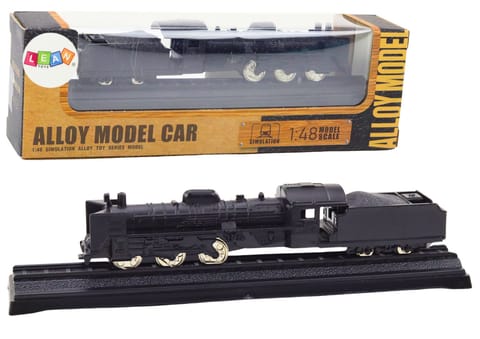 ⁨Model Kolekcjonerski Pociąg Wagon Lokomotywa 1:48 Metalowy Czarny⁩ w sklepie Wasserman.eu