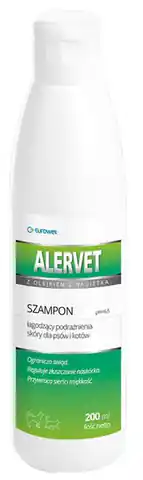 ⁨Alervet - szampon łagodzący podrażnienia 200ml⁩ w sklepie Wasserman.eu
