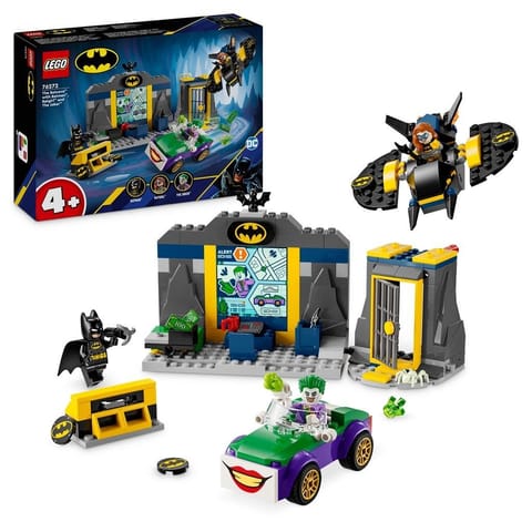 ⁨LEGO Super Heroes 76272 Jaskinia Batmana z Batmanem, Batgirl i Jokerem⁩ at Wasserman.eu