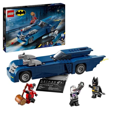 ⁨LEGO Super Heroes 76274 Batman z batmobilem kontra Harley Quinn i Mr. Freeze⁩ at Wasserman.eu