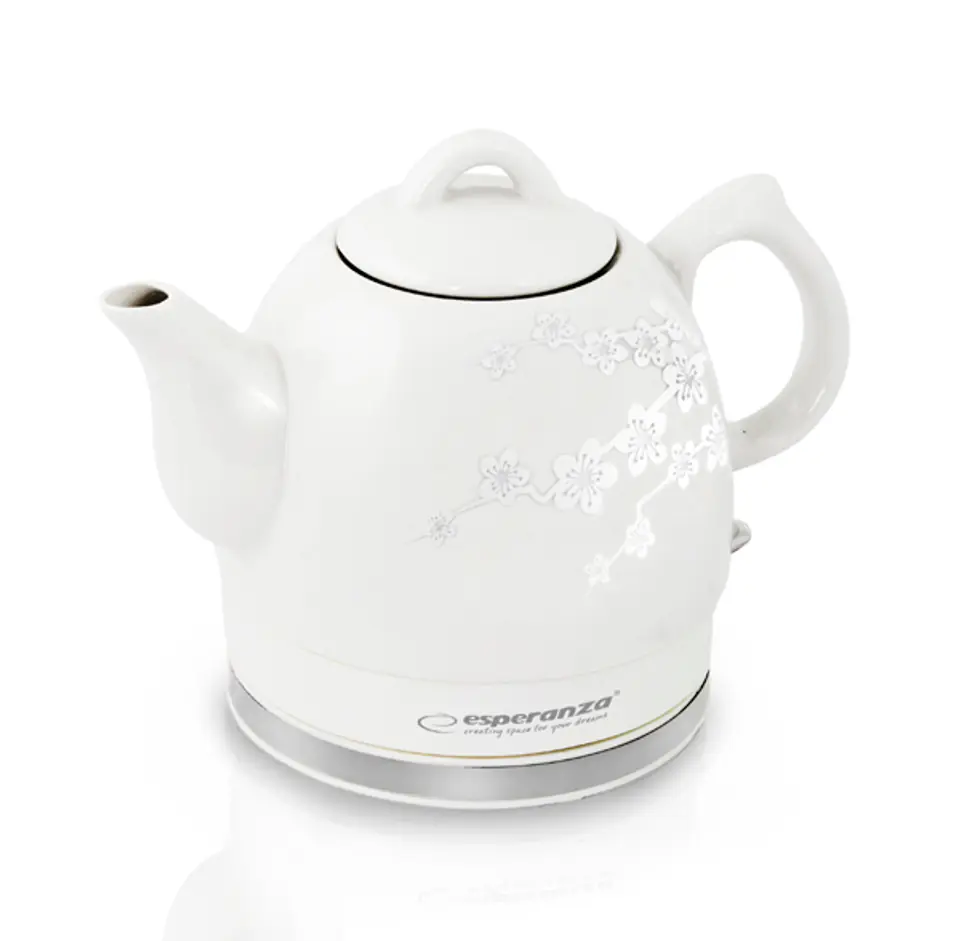 Electric kettle 1,2L ALAMERE ceramic white at Wasserman.eu