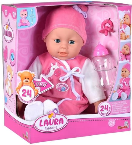 ⁨Laura babbling doll 38cm Simba⁩ at Wasserman.eu