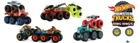 ⁨Hot Wheels Monster Trucks 6-kołowa ciężarówka mix⁩ w sklepie Wasserman.eu