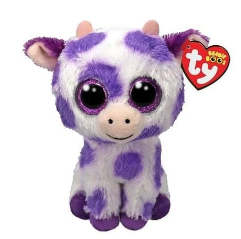 ⁨Beanie Boos Ethel - krowa z fiolet. plamami 15cm⁩ w sklepie Wasserman.eu