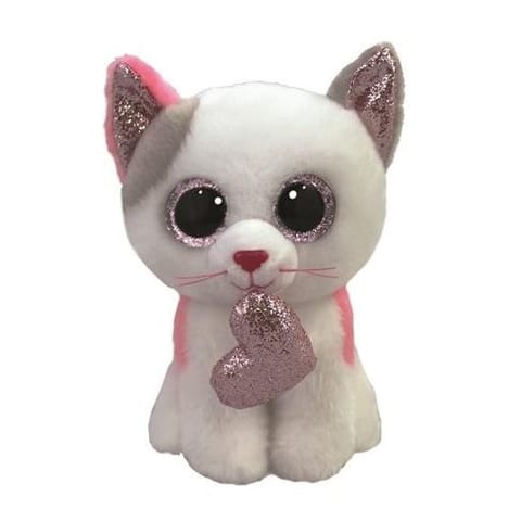 ⁨Beanie Boos Milena - biały kot z sercem 15cm⁩ w sklepie Wasserman.eu