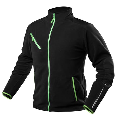 ⁨Work fleece PREMIUM, black, Cordura reinforcements, size XXL⁩ at Wasserman.eu