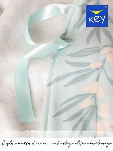 ⁨SZLAFROK KEY LGD-545 B22 (kolor niebieski jasny, rozmiar L/XL)⁩ w sklepie Wasserman.eu