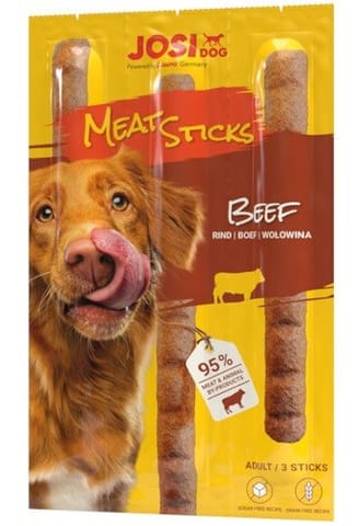 ⁨JOSERA JosiDog Meat Sticks Beef - dog treat - 33g⁩ at Wasserman.eu