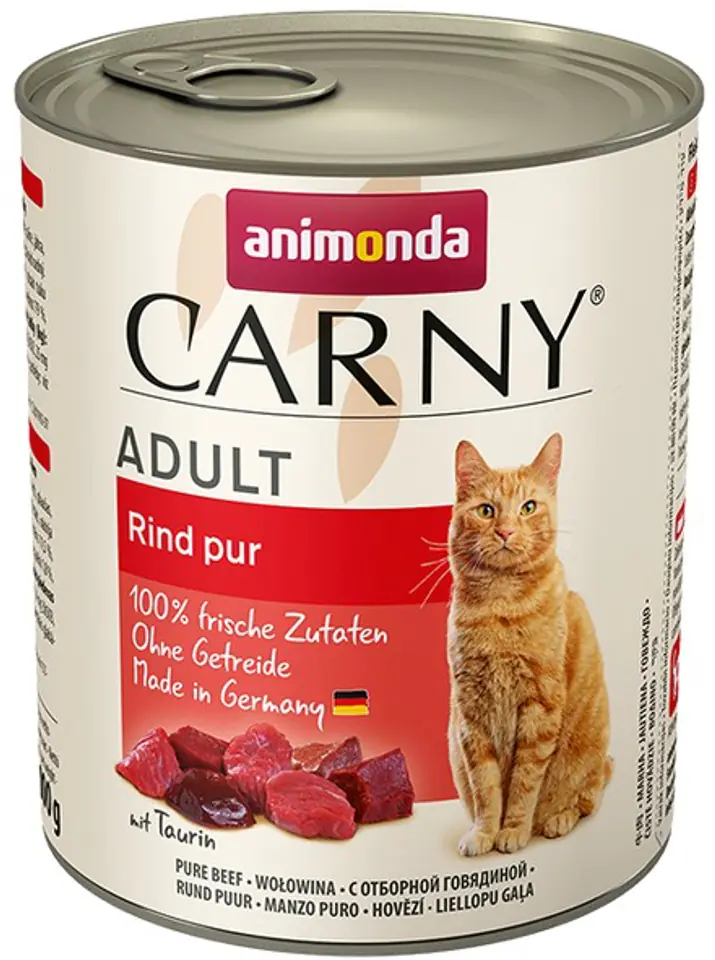 ⁨Animonda Carny Adult Wołowina puszka 800g⁩ w sklepie Wasserman.eu