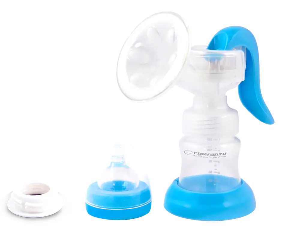 ⁨ECM002B Esperanza manual breast pump bebé blue⁩ at Wasserman.eu