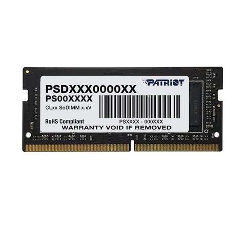 ⁨Patriot Memory Signature PSD48G26662S memory module 8 GB 1 x 8 GB DDR4 2666 MHz⁩ at Wasserman.eu
