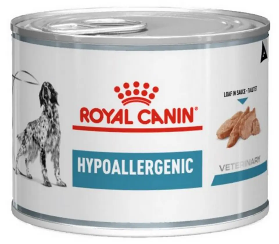 ⁨Royal Canin Veterinary Diet Canine Hypoallergenic puszka 200g⁩ w sklepie Wasserman.eu