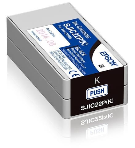⁨Epson oryginalny ink / tusz C33S020601, z SJIC22P(K), black⁩ w sklepie Wasserman.eu