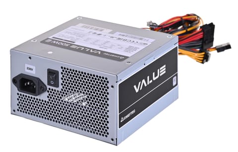 ⁨Chieftec Value APB-500B8 power supply unit 500 W 20+4 pin ATX ATX Silver⁩ at Wasserman.eu