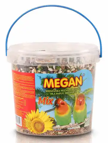 ⁨Megan Pokarm dla papug średnich Mix 1L [ME11]⁩ w sklepie Wasserman.eu