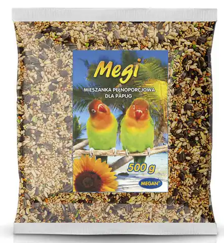 ⁨Megan Megi Pokarm dla papugi 500g [ME161]⁩ w sklepie Wasserman.eu