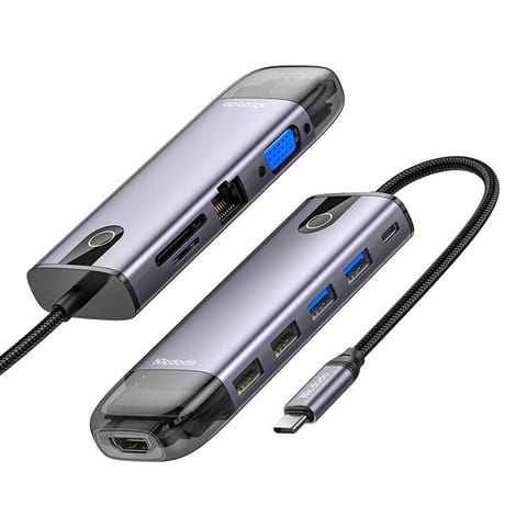 ⁨Hub USB-C Mcdodo HU-7740 6w1 (USB-C, HDMI, USB3.0*2, SD, TF)⁩ w sklepie Wasserman.eu