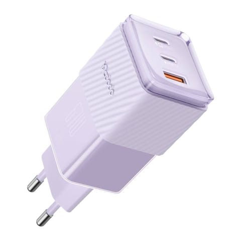 ⁨Ładowarka sieciowa GaN 67W Mcdodo CH-1502 2x USB-C, USB-A (fioletowa)⁩ w sklepie Wasserman.eu