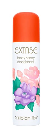 ⁨EXTASE Dezodorant body spray CARIBAN FLAIR 150 ml⁩ w sklepie Wasserman.eu