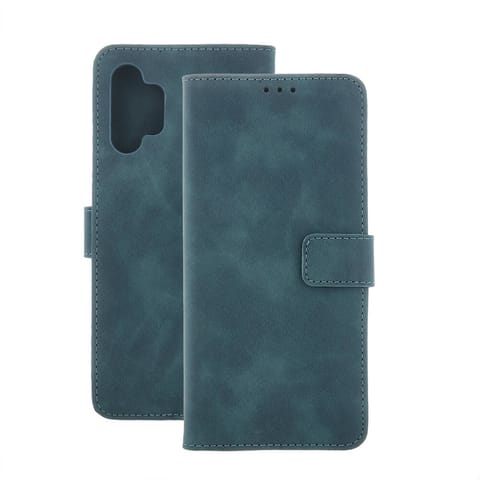 ⁨Etui MOTOROLA MOTO E22 / E22I Smart Velvet Case Skóra Ekologiczna ciemnozielone⁩ w sklepie Wasserman.eu