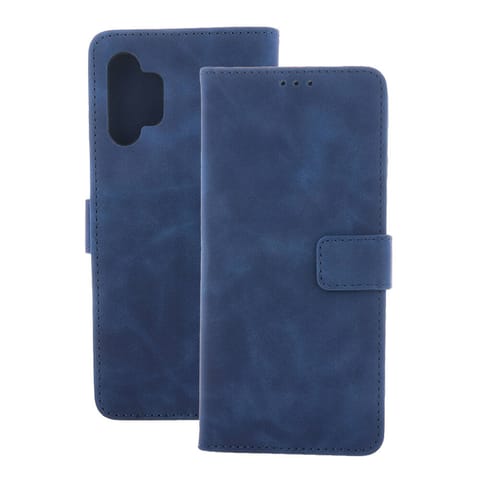 ⁨Etui MOTROLA MOTO G24 / G24 POWER / G04 Smart Velvet Case Skóra Ekologiczna granatowe⁩ w sklepie Wasserman.eu