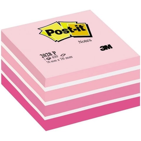 ⁨Karteczki Post-it 76x76mm (2028-P) różowe (450)⁩ w sklepie Wasserman.eu