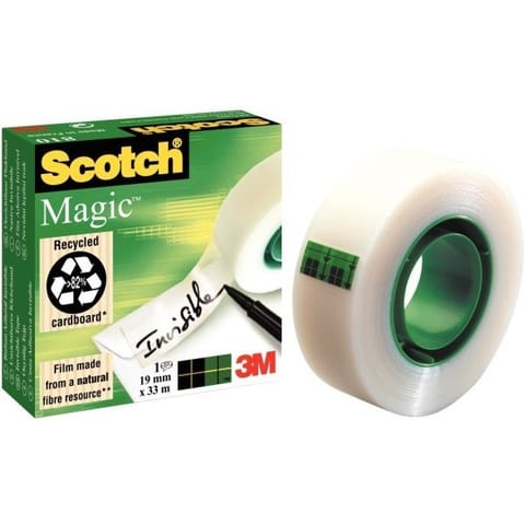 ⁨TAŚMA BIUROWA SCOTCH MAGIC 19mm/33m MATOWA⁩ w sklepie Wasserman.eu