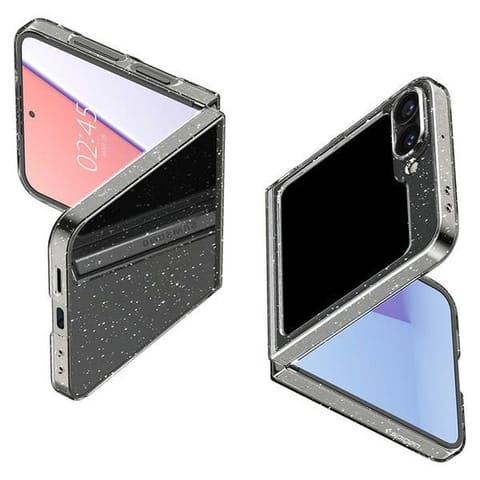 ⁨Spigen Air Skin Samsung Galaxy Z Flip 6 glitter crystal ACS07838⁩ w sklepie Wasserman.eu