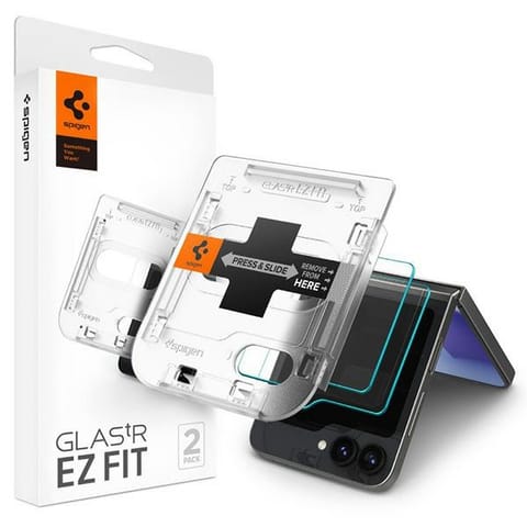 ⁨Spigen Glas.TR Sam Z Flip 6 2szt./2pcs "EZ FIT" AGL07972 szkło hartowane⁩ w sklepie Wasserman.eu