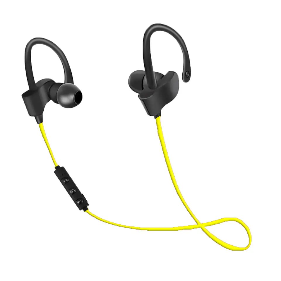 ⁨EH188Y Esperanza in-ear headphones bt sports black-yellow⁩ at Wasserman.eu