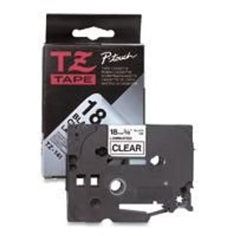 Brother Tape Black On Clear 18mm w sklepie Wasserman.eu
