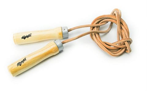 ⁨LEATHER SKIPPING ROPE WITH BEARINGS⁩ at Wasserman.eu