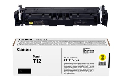 ⁨Canon Original Toner Cartridge T12, yellow, 5300s, 5095C006, Canon i-SENSYS X C1333, O⁩ at Wasserman.eu