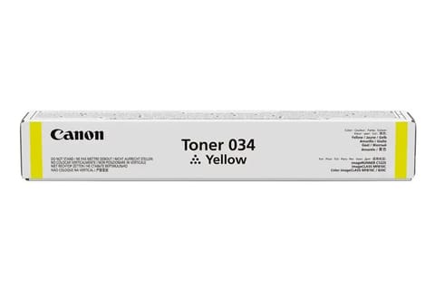 ⁨Oryginalny Toner Yellow Canon iRC1225, iRC1225iF (034Y, 9451B001)⁩ w sklepie Wasserman.eu