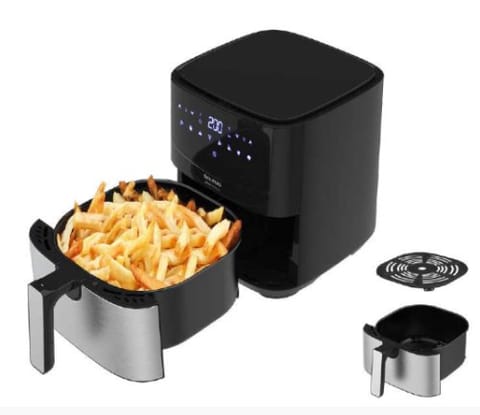 ⁨Taurus AF1450XD Single 5 L Stand-alone 1450 W Hot air fryer Black, Stainless steel⁩ at Wasserman.eu