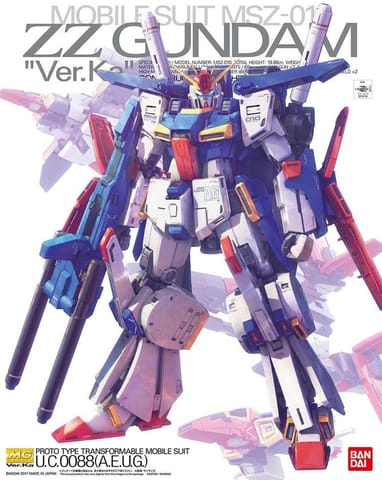 ⁨MG 1/100 ZZ GUNDAM VER.KA BL⁩ w sklepie Wasserman.eu