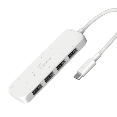 ⁨j5create Eco-Friendly USB-C to 4-Port Type-A Gen 2 Hub⁩ at Wasserman.eu