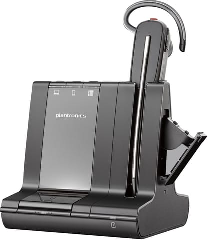 ⁨Poly Savi 8245-M Office Microsoft Teams Certified DECT 1880-1900 MHz USB-A Headset EMEA - INTL English Loc  Euro plug⁩ w sklepie Wasserman.eu