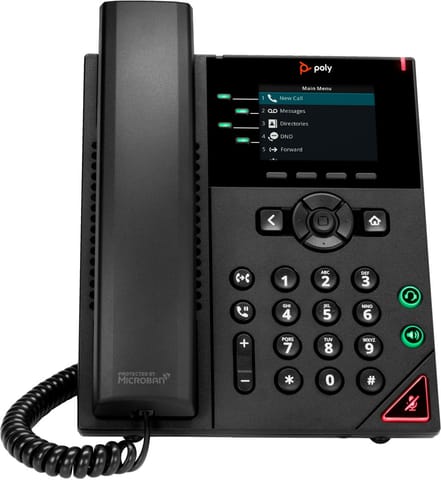 ⁨Poly VVX 250 4-Line IP Phone and PoE-enabled No localization⁩ w sklepie Wasserman.eu