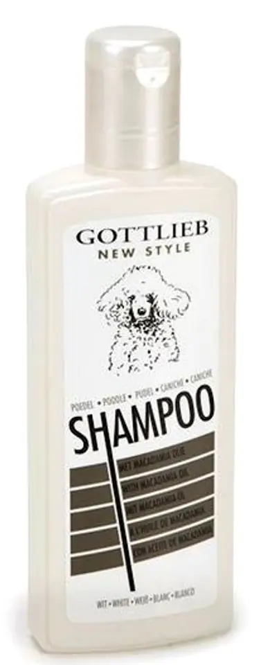 ⁨Gottlieb Shampoo Poodle White 300ml⁩ at Wasserman.eu