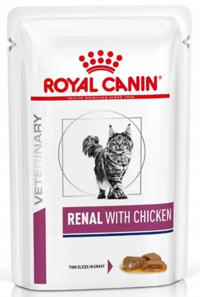 Royal Canin Veterinary Diet Feline Renal Kurczak saszetka 85g w sklepie Wasserman.eu