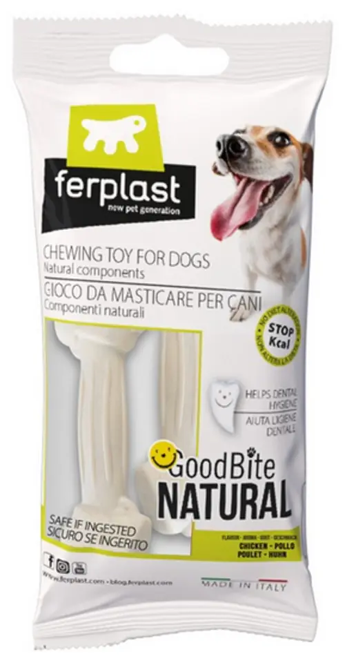 ⁨Ferplast GoodBite Natural SinglePack Kurczak 2szt XS 15g⁩ w sklepie Wasserman.eu