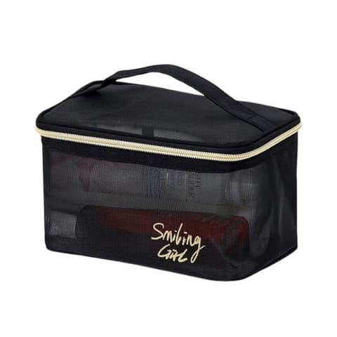 ⁨Kosmetyczka organizer na kosmetyki SMILING GIRL rozm. L 22x15x12cm KS108⁩ w sklepie Wasserman.eu